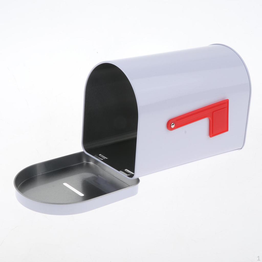 Mailbox LetterBox Christmas Decorative Iron Post Letter Modern Drop Box Mail Postbox for