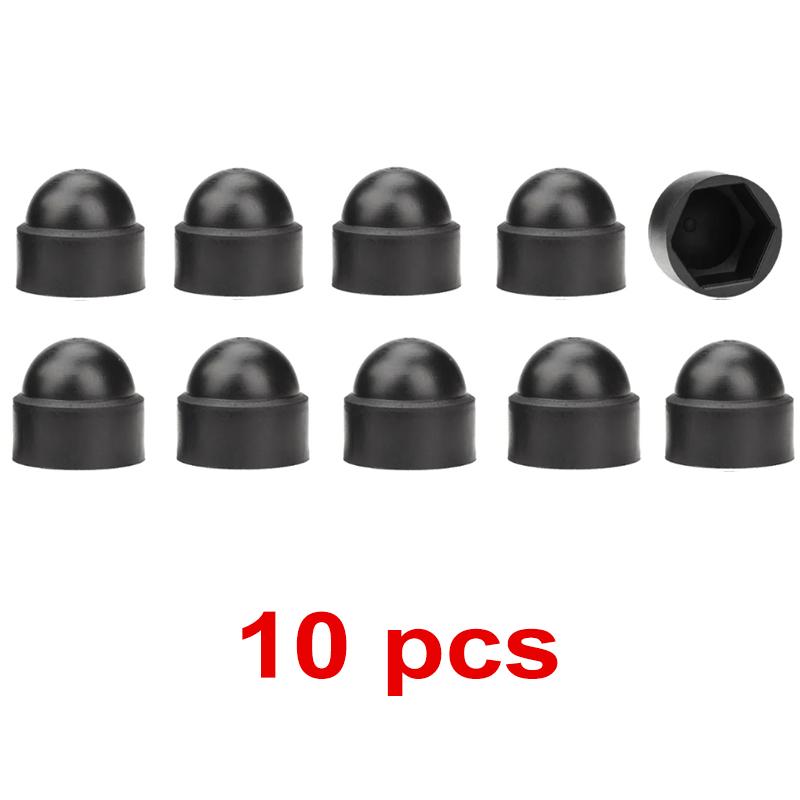 

Шестигранная крышка гайки болта Защитные колпачки для винтов M6 M8 M10 M12 Пластиковая черная Шестигранная декоративная крышка винта для автомобильных аксессуаров M6 x 10