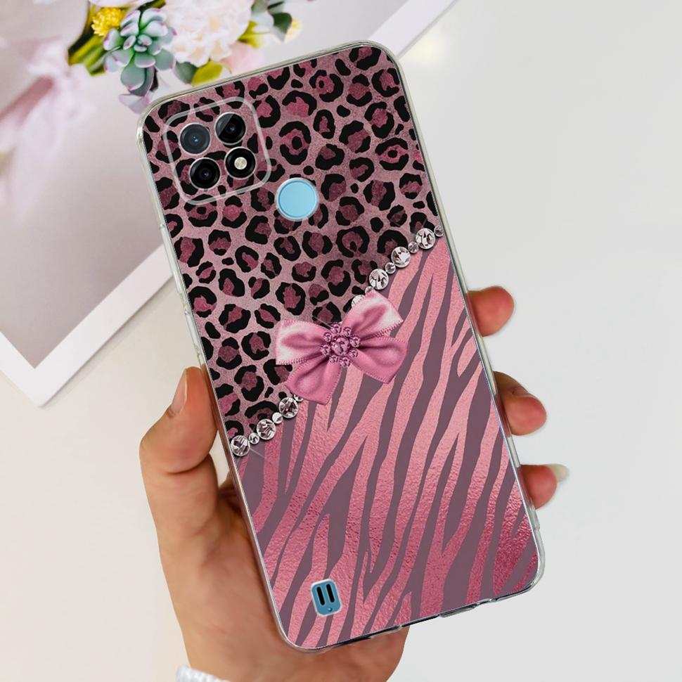 For Realme C21Y Case RMX3261  RMX3263 Cute Cartoon Cover Soft Silicone Phone Case For Realme C 21Y C21Y Bumper