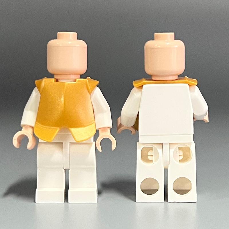 

Compatible With 2587 Minifigures Medieval Series Breastplate Deep Silver Gray Gold Building Block Parts Domestic Accessories Diy