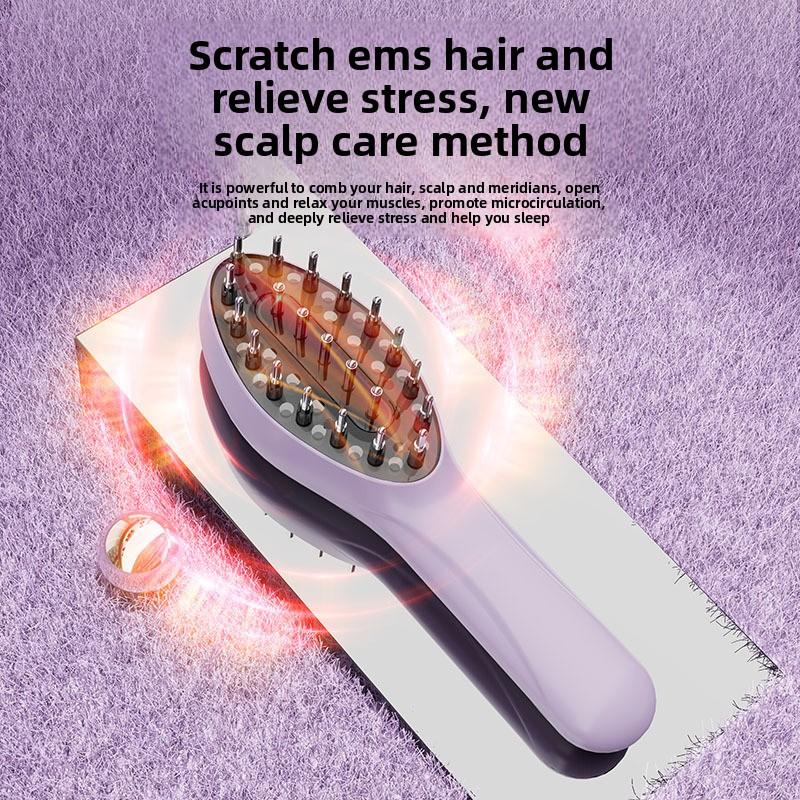 Head Scalp Drug Guide Comb Household Red Light Special Electric Massage Comb Micro Current Negative Ion Hair Growth Instrument