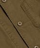Spionage Französische Weite Arbeitsjacke (Molton) Gewaschenes Braun
