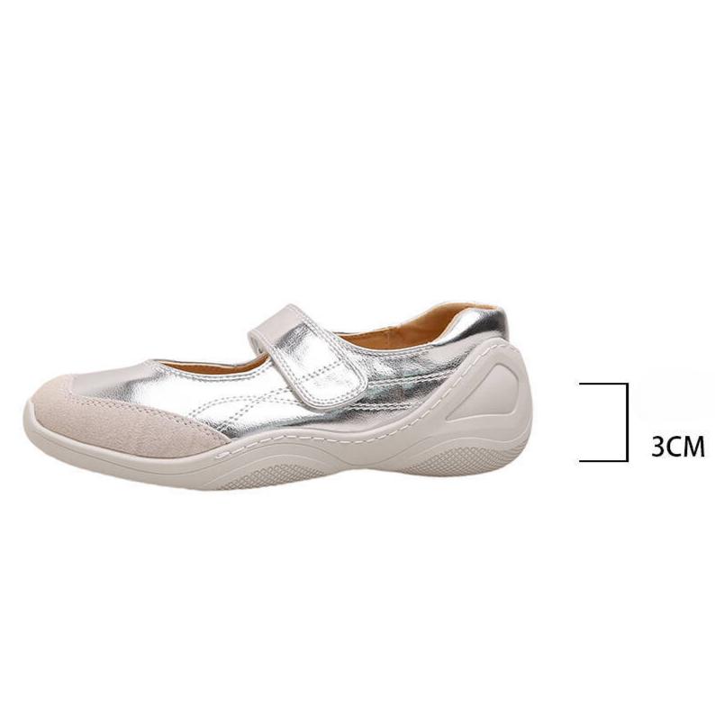 Туфли Мэри Джейн на скрытой платформе Новая женская обувь на липучке Туфли-лодочки Одинарные туфли Балетки 34