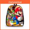 Fun Cartoon Mario Graphics Children School Bag With Lightweight Oxford Material