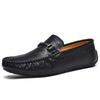 Fashion Punk Style Male Wedding Shoes Men's Handmade Leather Loafers Casual Driving Flats Handmade Slip-on Shoes New Comfy Moccasins