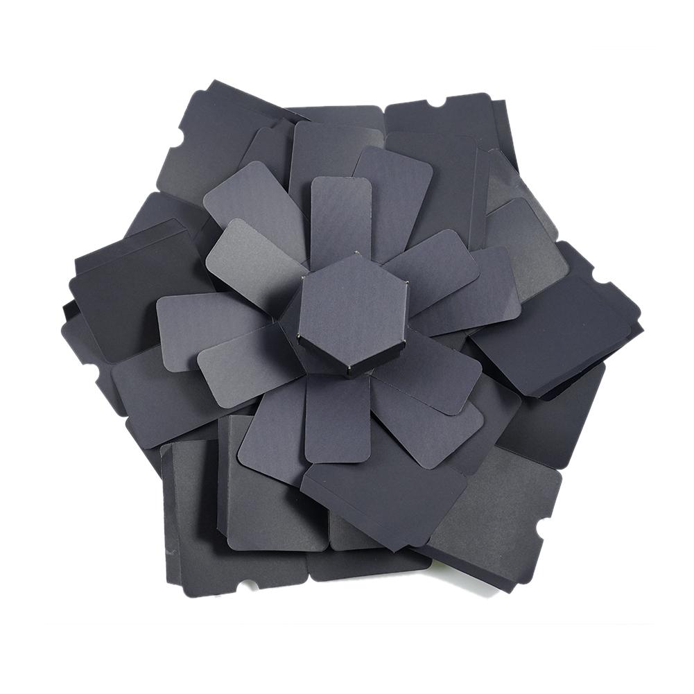 Šestiúhelníková vícevrstvá překvapivá výbušná krabička Fotoalbum Scrapbook DIY Dárková krabička Na Valentýna Vyznání Svatbu Narozeninovou oslavu