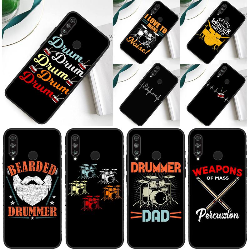 Drum Drummer Music DJ For Huawei Nova 7i 8i 11i 12i 12s 9 10 SE Y91 Y90 Y60 Y70 Y72 Y61 P30 P40 Lite P60 Pro Case