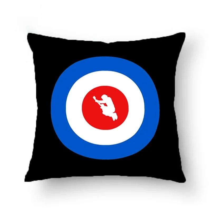 The Who Pillowcase Sofa Cushions Pillows Covers Home Decorative Cushion Cover 45*45 Double Sided Printing Square Pillow Cases