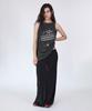 Holpeipeo Cooling Y-Strap Jersey Maxi Skirt (Black)