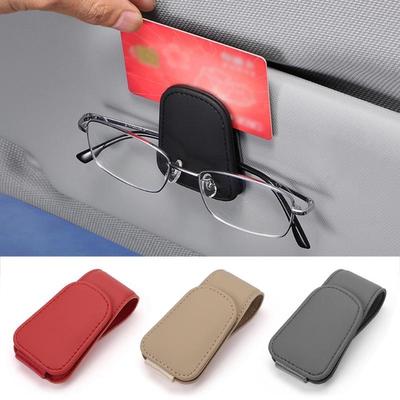 Universal Car Glasses Clip Multifunction Auto Sun Visor Glasses Box Portable Sunglasses Clip Card Ticket Holder Clips Car Interior Accessories