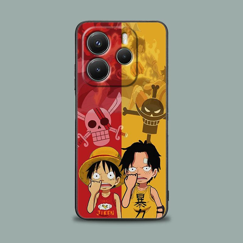 Soft Case For Xiaomi Redmi Note 15 14 13 12 11 10 Pro Plus For Redmi 15C 15 14C 13C 12C Phone Cover Luffy Zoro Anime One Pieces