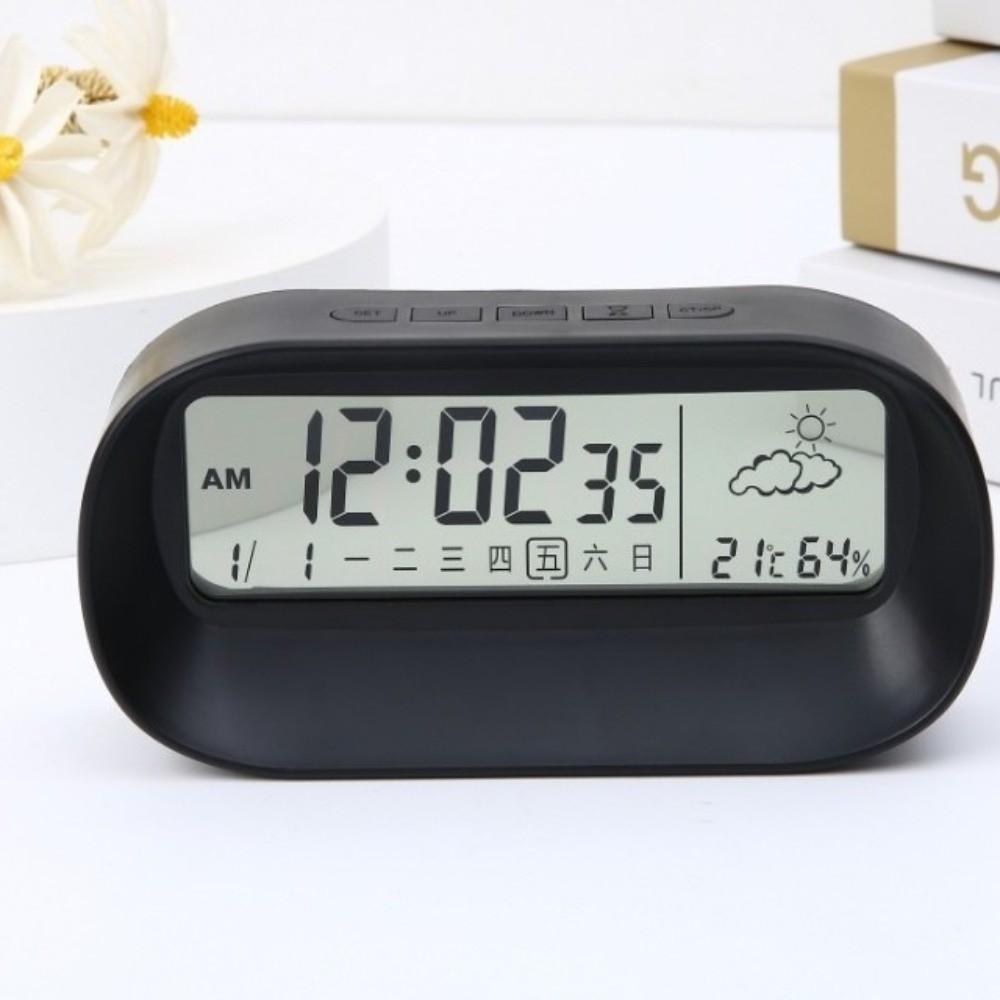 Mini Smart Digital Alarm Clock Plastic Timing Alarm Clock LED Digital Clock  Bedside Placement