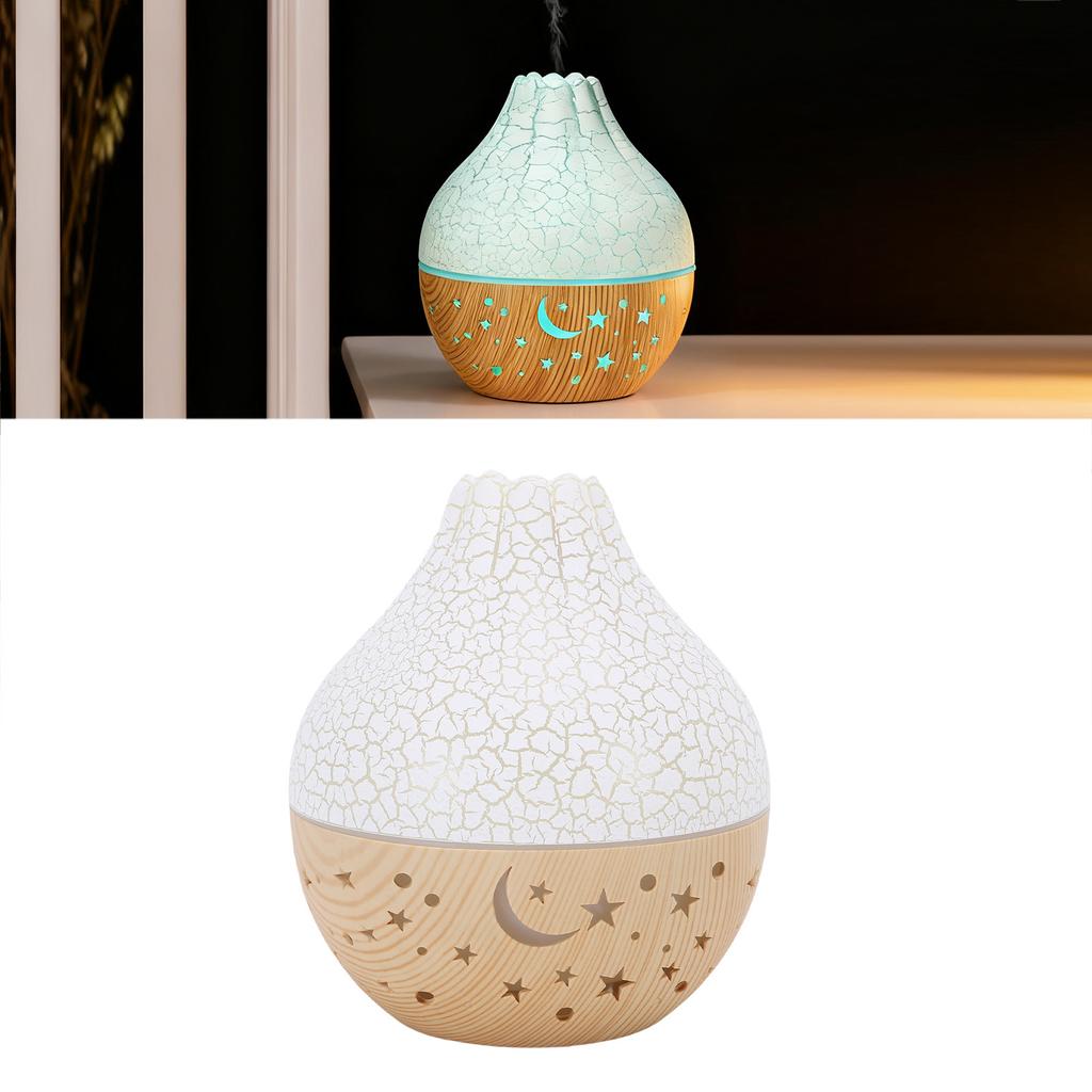 Difuzér Zvlhčovač Luminous Hallow USB Aromaterapeutický Difuzér Tichý Automatické Vypnutí pro Domácí Lázně