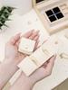 Mini Reise Schmuckrolle Tasche mit Schnalle Tragbar Faltbar Reise Schmuck Aufbewahrungsbox Kleine Schmuckschatulle für Ohrringe Ringe
