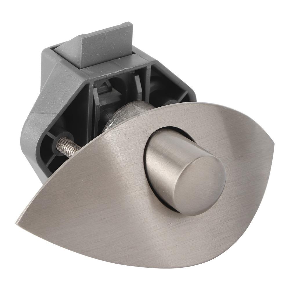 Easy Installation 14-16mm Drawer Push Lock Button Lock Push Locking Device Cabinet Door Lock Wooden Cabinet Door