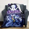 1pc Casper2 Blanket, Gift, for Men and Women, Soft Blanket, Good for Sofa Bed Couch Travel, Lightweight Flannel Blanket