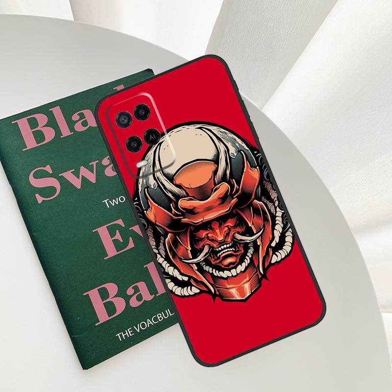 Hannya Demon Oni Case For Oppo A15 A16 A17 A52 A72 A76 A96 A54 A74 A94 A54S A57S A58 A78 A98 A57 A77 Cover