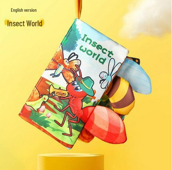 

Temu Educational Quiet Busy Book for Children - Cloth Activity Toy for Ages 0-3