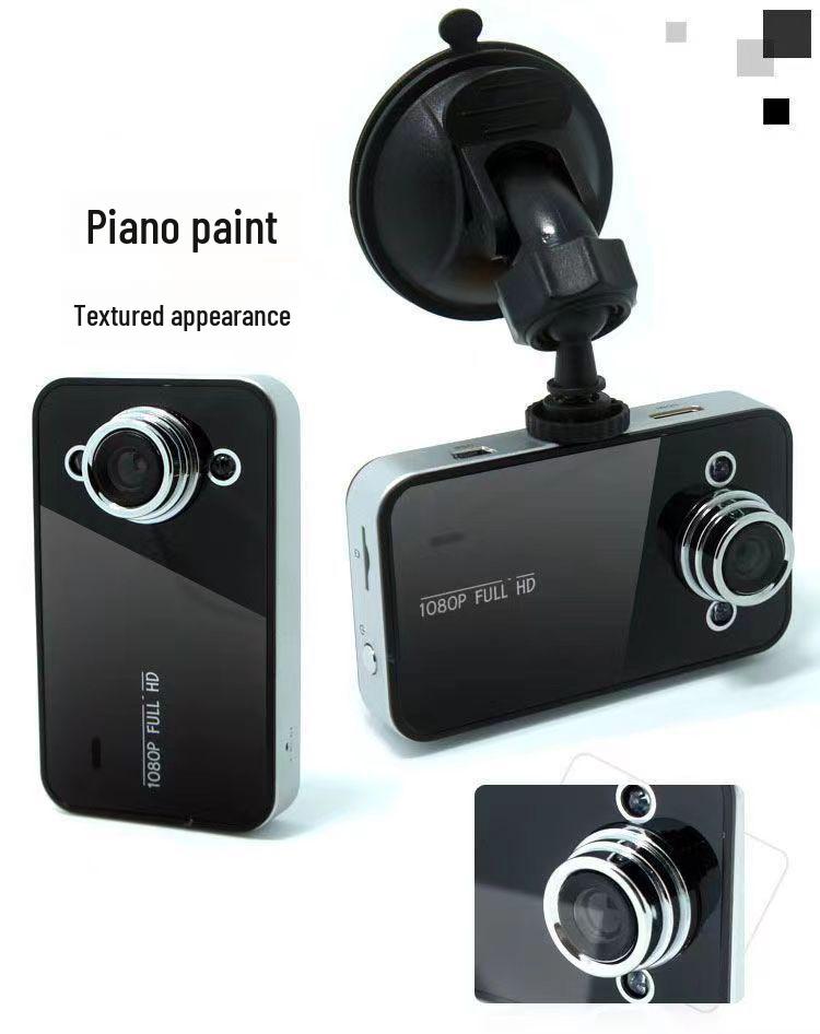 Standard Definition K6000 Driving Recorder with Suction Cup and Automatic Cycle for 4S Shop Insurance Gift
