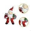 Santa Claus Figurine Christmas Decoration Adornment Decorative Cartoon Sculpture Statue for Shelf