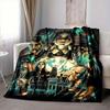 1pc Addams Family Flannel Blanket [Cozy Throw Blanket] For Sofa, Bed, Travel, Camping, Livingroom, Office, Couch, Chair, And Bed