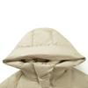 Li Ning Sports Lifestyle Series Mid-Length Hooded Logo Embroidered Down Jacket Women Outerwear AYMV510-6