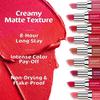 Mamaearth Creamy Matte Long Stay Lipstick 4.2g Rosewood Pink Non-Drying Flakeproof Intense Color Payoff