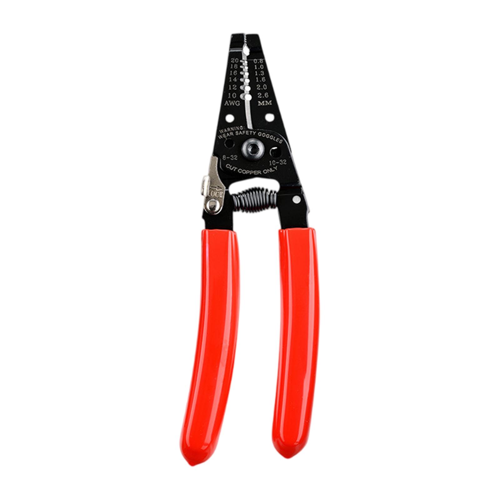 

Wire Cutter And Stripper Stranded And Solid Wire Cutter, Cuts Copper One Size красный