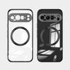 Custodia Magnetica Trasparente Galvanizzata per Google Pixel 10 Pro XL e Custodia Protettiva per 9 Pro