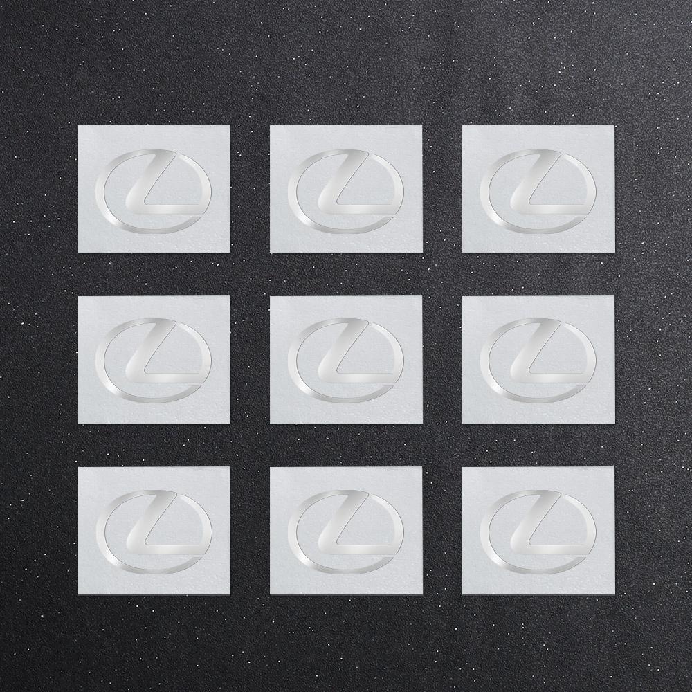 

Car Accessories Nickel Metal Emblem Car Indoor Decoration Stickers For Lexus EX300h RX450h IS300h ES300h NX RX GS Al20 LX GX 1pcs