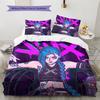 Jinx  Pattern Bedding Quilt Set  Home Decoration  Gift (1 * duvet cover + 2 * pillowcase  without core)