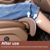Traspirante Lavabile Nuova Copertura in Camoscio Supporto per Gambe in Memory Foam Antiscivolo Estensione Sedile Regolabile Imbottitura Spessa Cuscino per Sedile Auto