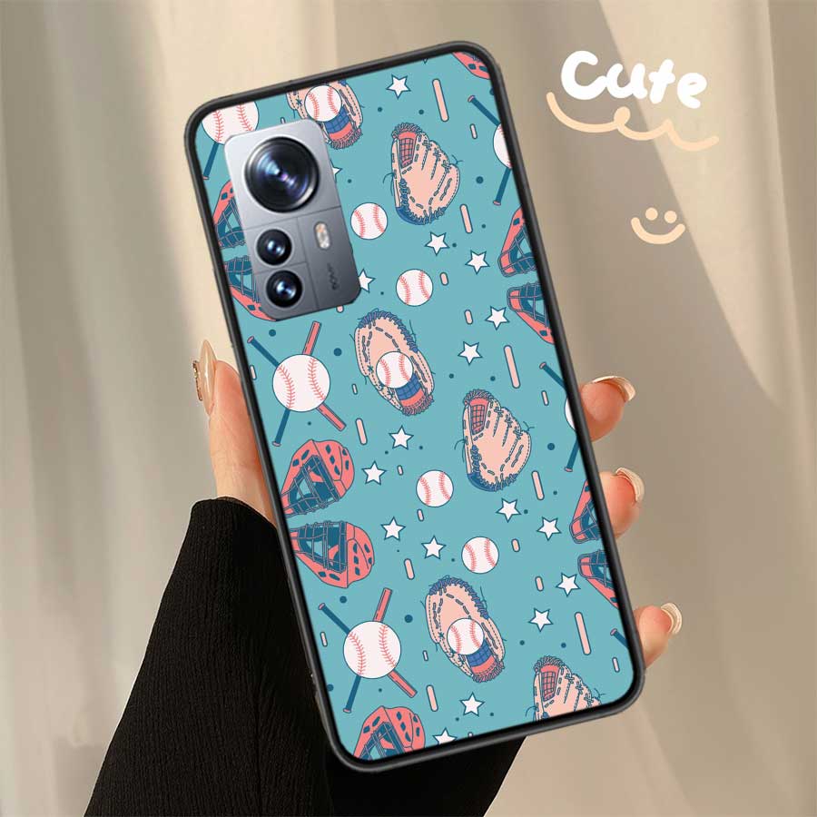 

Чехол для телефона Baseball для Xiaomi Mi 13 12 11T 10T 12T Pro 12X 11i 11 Ultra 10 Lite 5G 9 8 6X 5X A1 A2 Cover Capa Coque Fundas TPU Xiaomi Mi 5X