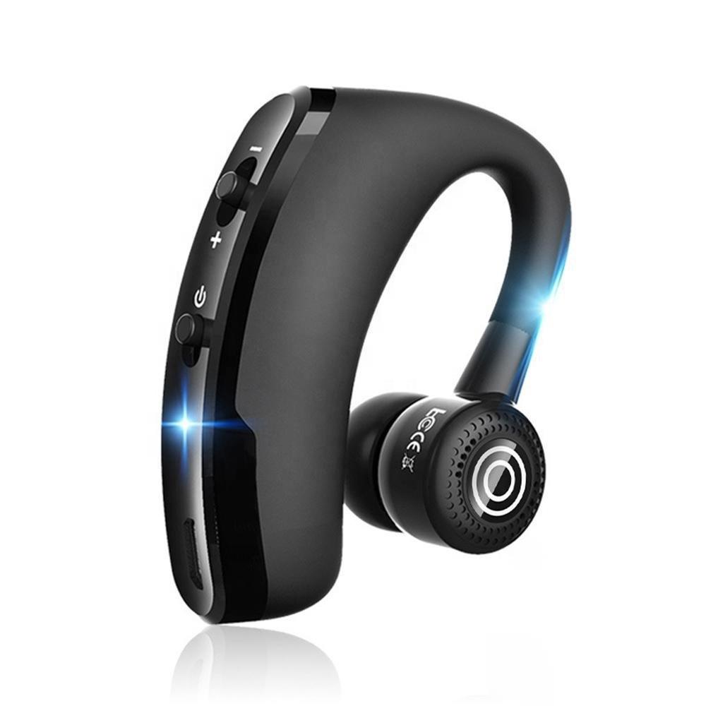 V9 Business Bluetooth Earphone TWS Stereo Bluetooth Headset Wireless Hanging Earbuds Sport Handsfree Earphone with Mic for Phone