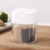 4 Compartment Seasoning Box Multifunctional Portable Dustproof Sealing Clear Spice Storage Container for Kitchen Supplies
