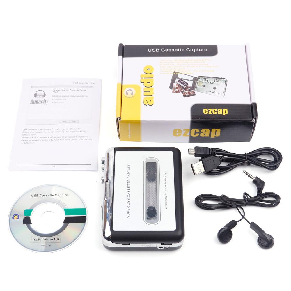 High-Fidelity USB Cassette Converter: Old Model Tape to MP3 Player