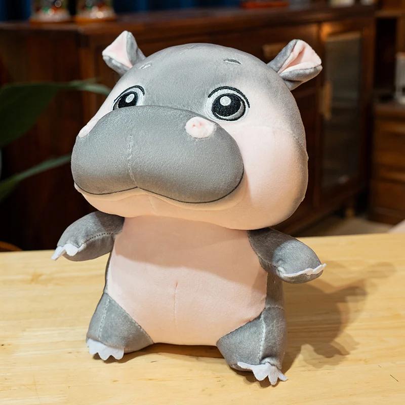 15/23Cm Cute Thailand Hippo Plush Toy Internet Celebrity Doll Soft Stuffed Animal Doll Boys Girls Birthday Holiday Gift