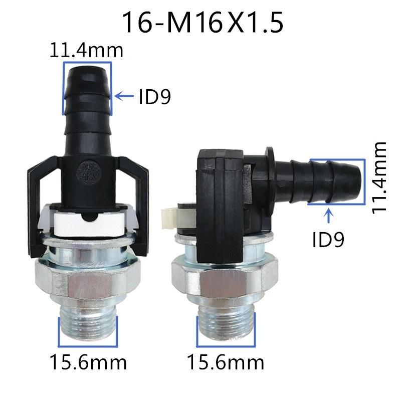 Conector rapid de înaltă calitate 16-12*1,5 din plastic pentru furtun de combustibil pentru mașină shaanqi delong EFI pentru camion mare pentru camion greu 1 set