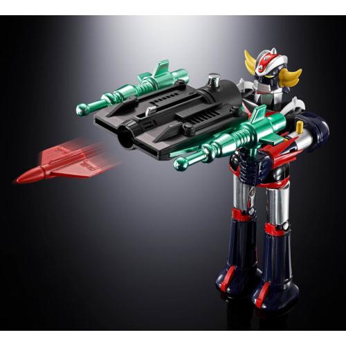 TAMASHII NATIONS Chogokin UFO Robot Grendizer Deluxe Grendizer & UFO Spazer, approximately 135mm & 120mm, die-cast, ABS & PE pre-painted action figure