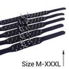 Width 2 Inch Anti-bite Spiked Dog Collars Adjustable PU Leather Necklace Heavy Duty Sharp Rivets Pet Collar Outdoor Dog Walking