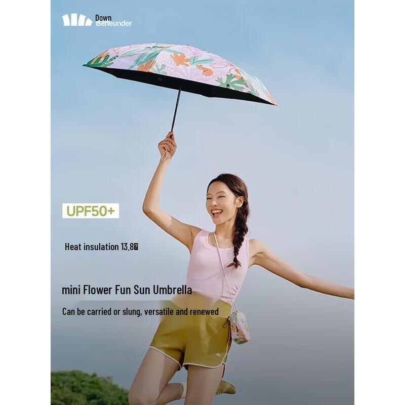 

Beneunder UV Protection 5-Fold Sun & Rain Umbrella (Wildflower Series)