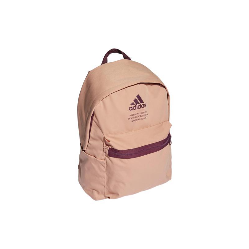 Adidas Recycled Polyester Backpack Regular Unisex Red Pink/Deep Red Adidas H37571