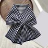 Knitted Checker Neck Gaiter for Daily Use Women Girl Neck Scarf for Winter Wear