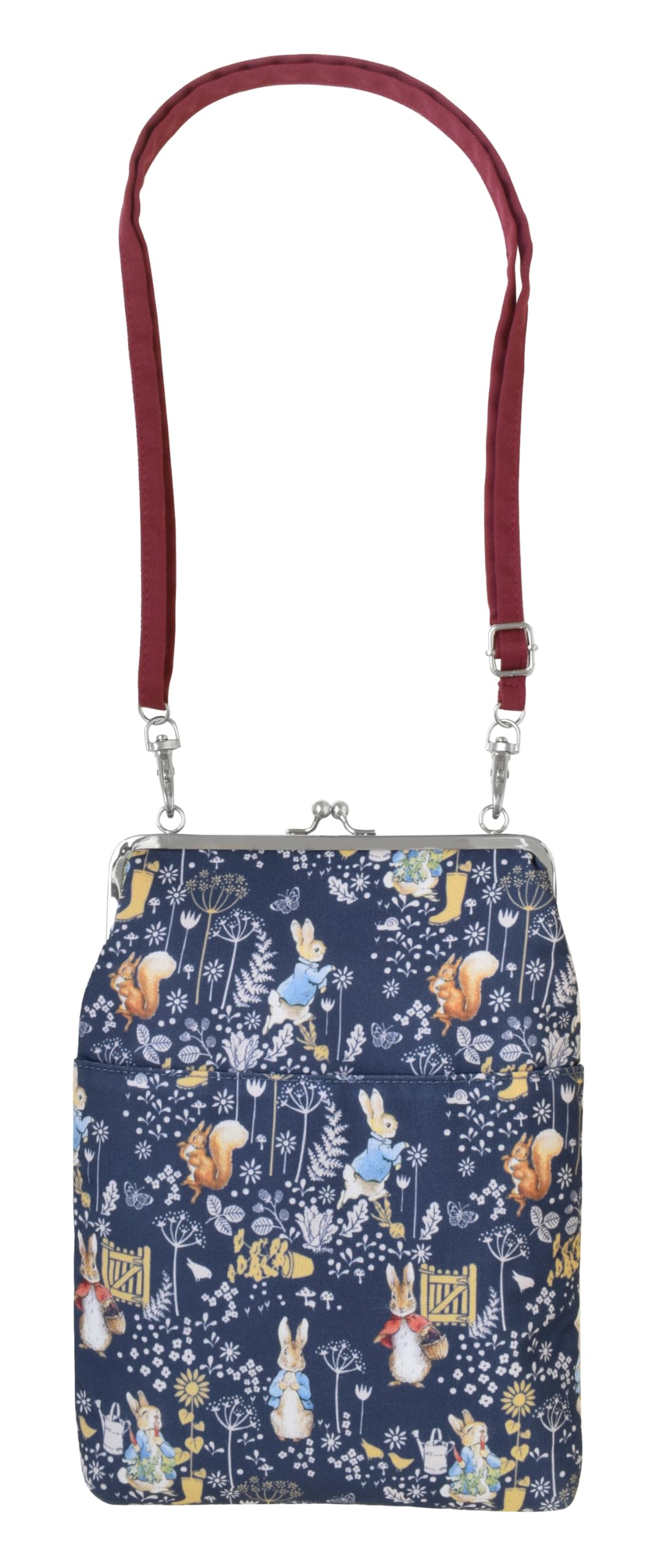 

[St.Lady s] Peter Rabbit Goshuincho Pouch (Clasp Closure) Plantation Navy