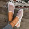 Summer Women's Breathable Mesh Flat Sandals New Closed Toe Flat Shoes for Women Outdoor Casual Sandals Women's Zapatos De Mujer
