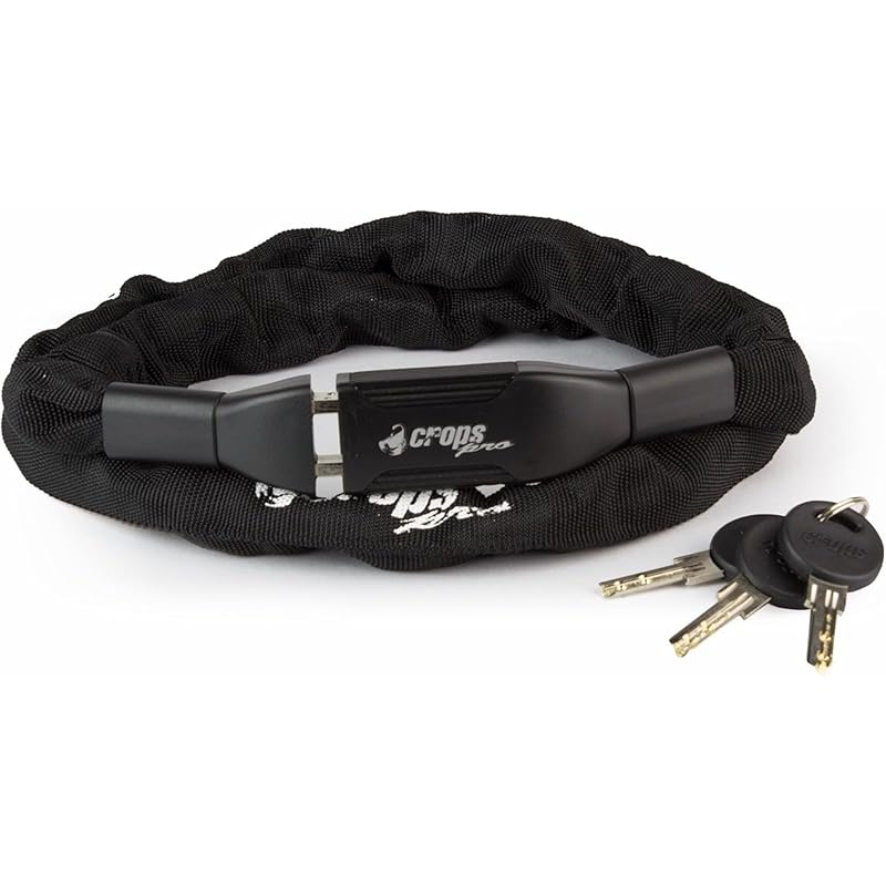 

crops chain lock K4-66 | 6mm×1100mm dimple key CP-K4-66-01 (black)