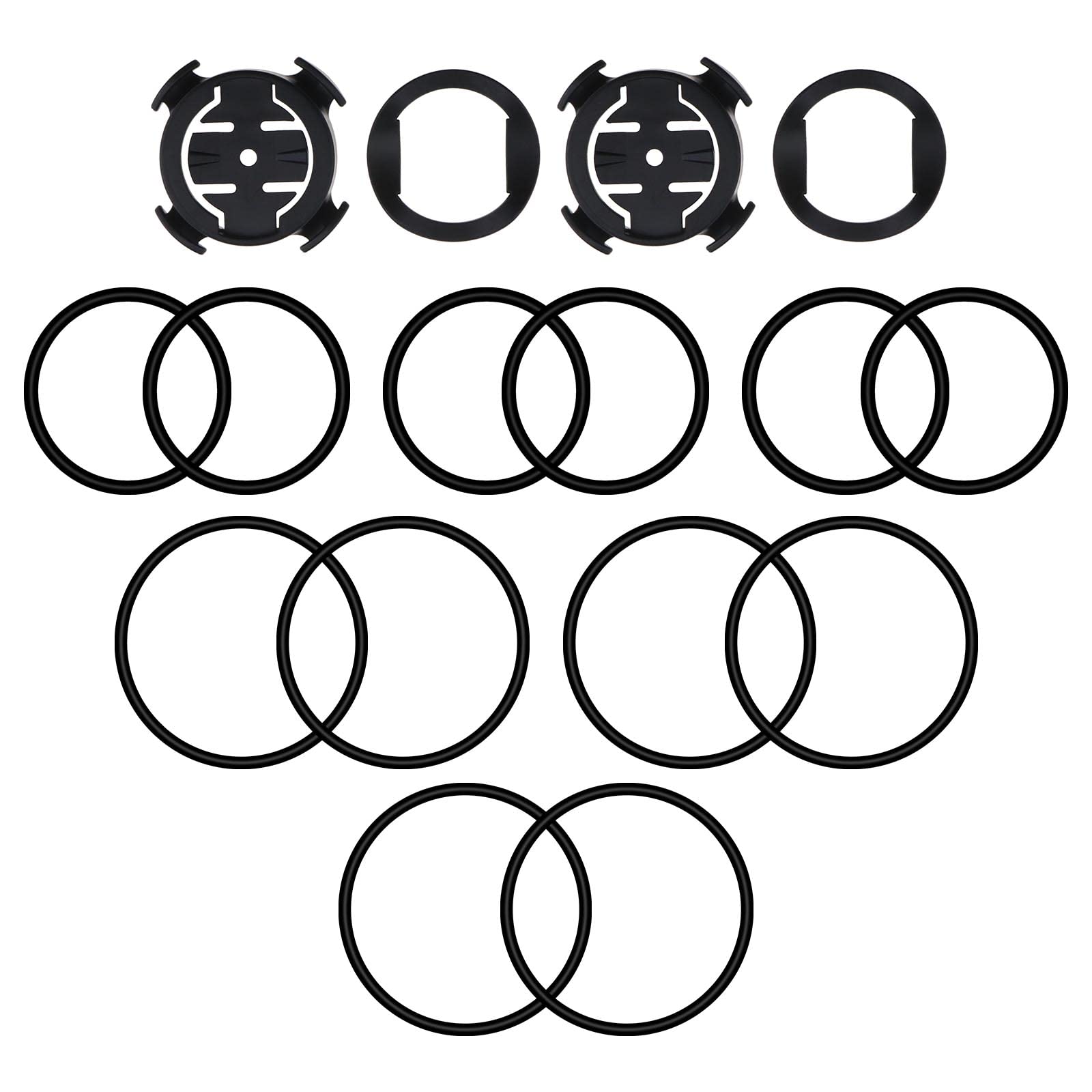 

Комплект из 2 комплектов для крепления на велосипед с поворотом на четверть оборота, совместимый с велосипедным креплением Garmin Edge/Plus/Explore/Touring XOSS G/G+