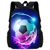 Football School Bag High Definition Waterproof Printing Multi-Functional Load Reduction Ridge Backpack