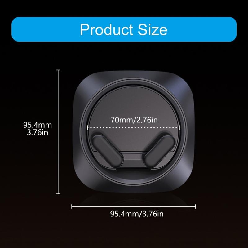 Foldable Car Phone Stand with 360 Degree Rotating for Optimal Viewing Angle and Universal Compatibility for All Smartphones