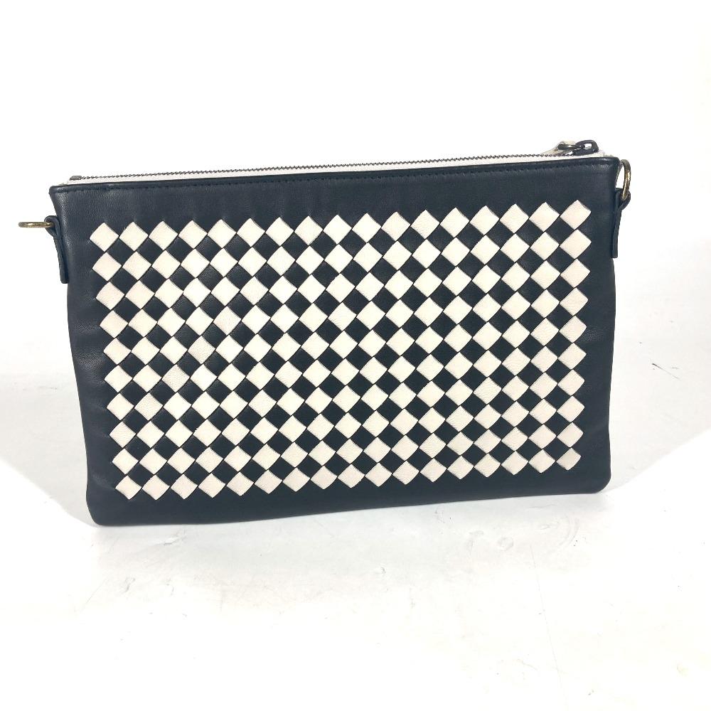 BOTTEGA VENETA Crossbody Pochette Intrecciato 2WAY Clutch Shoulder Bag Unused